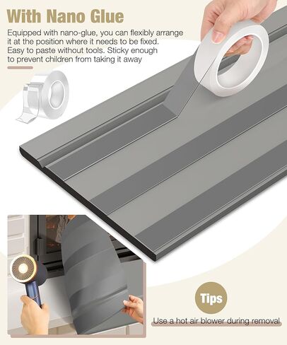 مدفأة للأطفال، وسادة حماية ناعمة لمقعد الأطفال مقاس 80 بوصة، وسادة حماية ممتصة للصدمات من الطوب الإسفنجي الذاكرة للأطفال الرضع والأطفال الصغار، رمادي in Kuwait