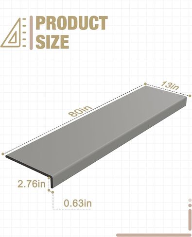مدفأة للأطفال، وسادة حماية ناعمة لمقعد الأطفال مقاس 80 بوصة، وسادة حماية ممتصة للصدمات من الطوب الإسفنجي الذاكرة للأطفال الرضع والأطفال الصغار، رمادي in Kuwait