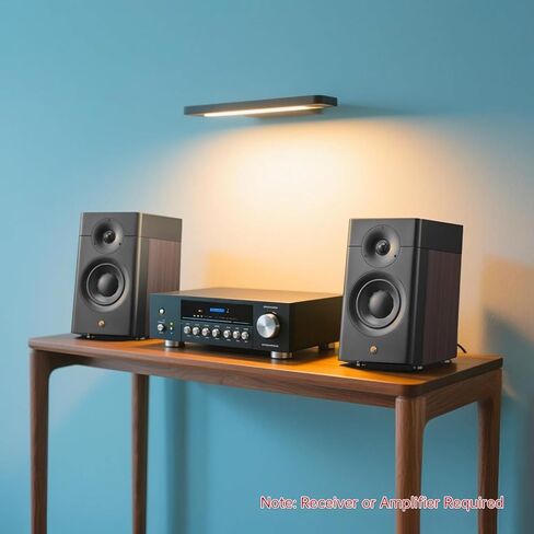 مكبرات صوت HiVi-Swans D3.1 MKII السلبية على رف الكتب، زوج مكبرات صوت منزلية ثنائية الاتجاه مقاس 6.5 بوصة - تحتاج إلى مكبر صوت أو جهاز استقبال للتشغيل in Saudi Arabia
