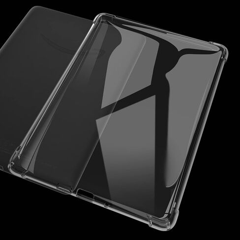 حافظة شفافة لجهاز Kindle Paperwhite الجديد تمامًا الجيل الحادي عشر 2021 والإصدار المميز (6.8 بوصة) - غطاء خلفي من السيليكون خفيف الوزن ومقاوم للخدش، شفاف in Saudi Arabia