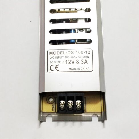 AC110 ~ 220 فولت إلى تيار مستمر 12 فولت 100 واط مصباح LED للامداد بالطاقة تحويل محول الطاقة 8.3A in Saudi Arabia