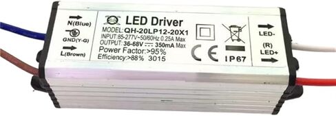 Led Driver AC85-277V to 6-36x1W 6w 10w 15w 20w 30w 36w 300mA Waterproof Lighting Power Adapter Supply for LED lamp(12-20x1W 350mA) in Saudi Arabia