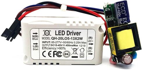 LED Driver LED Power Supply 5-13 x 2w 450ma 15-45v Output led Bulb Light Downlight lamp Spotlight Driver in Saudi Arabia
