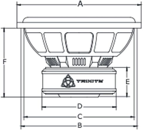 مضخم صوت Trinity Audio TAS-E10D2 مقاس 10 بوصات بقوة 2400 وات مزدوج 2 أوم in Saudi Arabia