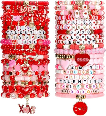 40 PCS Halloween Bracelets Braclets Set Set ، Stretch Charm Beads مع Boo Skull Pumpkin Spider Ghost ، أساور الصداقة الملونة القابلة للتكديس للنساء. in Kuwait
