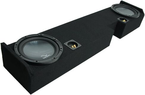 حزمة Harmony Audio Bundle متوافقة مع Ford F250 F350 2001-2014 HA-R104 Dual 10" Sub Box Enclosure in Kuwait