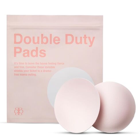 Reusable Nursing Pads for Maximum Absorption, 2-Pack Super Soft Contoured Washable Inserts, Leak-Proof & Discreet Eco-Friendly Pads for Breastfeeding Moms in Kuwait