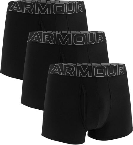 Under Armour Men's 3-Pack Performance Cotton Trunks, Boxer Briefs with 3" Inseam, All-Day Comfort in Saudi Arabia