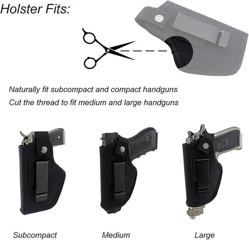 أخفى حمل الحافظة مشبك معدني IWB OWB الحافظة حزام الادسنس مسدس المسدس الحافظة لرسم اليد اليسرى اليمنى in Kuwait