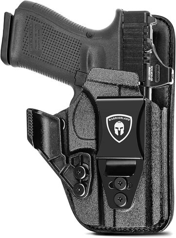 حافظة هجينة من WARRIORLAND IWB، تناسب Glock 17/19 /19X/19V/22/23 Gen3-5 & G21/31/32/34/35 Gen3-4 & G44/45/47/49 وإصدار MOS/V للنماذج المدرجة وPSA Dagger Compact & Ruger RXM، حافظة حمل مخفية in Kuwait