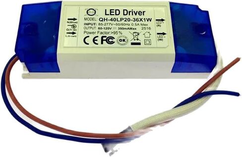 Led Power Supply 20-36W DC60-120V 350mA Adapter AC90-277V to Led Driver 60-120v for Led Down Light in Saudi Arabia