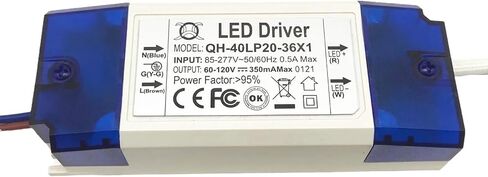 Led Power Supply 20-36W DC60-120V 350Am Adapter AC90-277V to Led Driver 60-120v for Led Down Light in Saudi Arabia