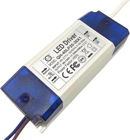Led Power Supply 20-36W DC60-120V 350Am Adapter AC90-277V to Led Driver 60-120v for Led Down Light in Saudi Arabia