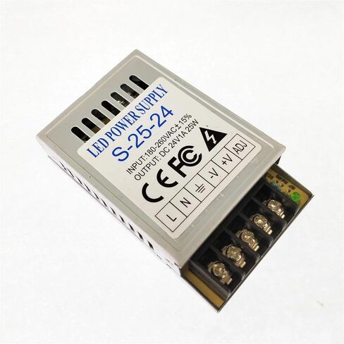 10pcs LED Power Supply 12V 24V 25W LED Strip Switch Driver 220V 240V Adapter(180-260V_24V 25W) in Kuwait