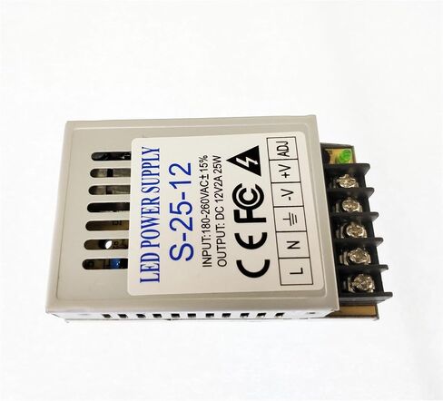 10pcs LED Power Supply 12V 24V 25W LED Strip Switch Driver 220V 240V Adapter(180-260V_24V 25W) in Kuwait