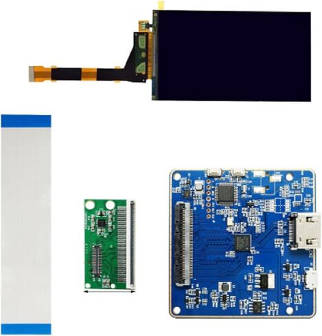 شاشة عرض LCD بديلة + لوحة تشغيل HDMI للساعة الذكية وألعاب الفيديو والطابعة ثلاثية الأبعاد والملاحة على اللوحة وملحقات نظارات الواقع الافتراضي in Kuwait