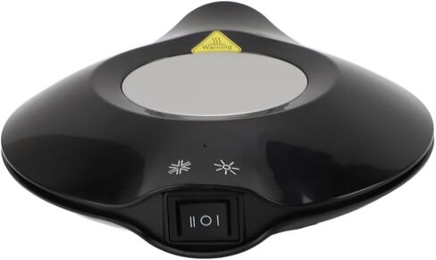 Coffee Cup Heater Warmer Cooler USB Powered Quick Heating Auto Shut Off Portable Beverage Warmer for Office Home Students Workers ABS Aluminum Alloy 155x55mm in Saudi Arabia