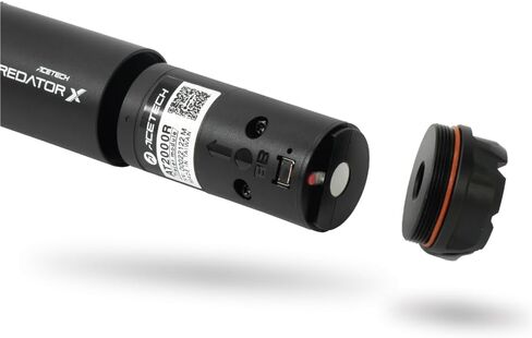 ACETECH Airsoft Rifle Tracer Unit Predator 14mm CCW خيط سلبي يتوهج في اللون الأخضر الداكن/الأحمر BB LED تأثير إضاءة الشعاع in Kuwait