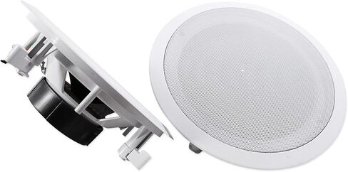 Rockville BluAMP 100 Bundle: 500W Peak/120W RMS Home Stereo Bluetooth Amplifier with USB/Mic Input, RCA, HC85 8" 700W Peak, 240W RMS in-Ceiling Home Theater Speakers 8-Ohm, 5 Items in Saudi Arabia