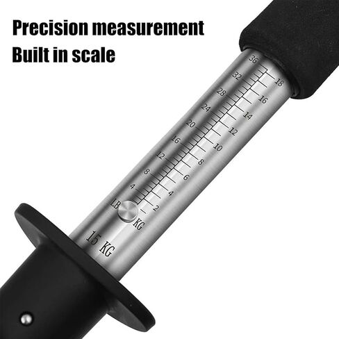 Fish Lip Gripper Scales Professional Fish Holder 304 Stainless Steel Grabber Large Fish Lip Grip Tool with 40 Pound Weight Scale Gift for Men (Black with Scales) in Saudi Arabia
