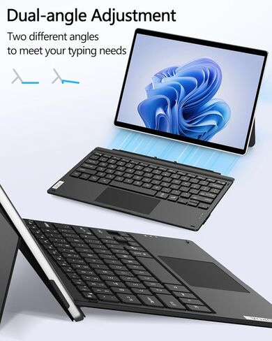 ORDA Surface Keyboard for Surface Pro 7+,Pro 7,Pro 6,Pro 5,Pro 4,Pro 3 in Saudi Arabia