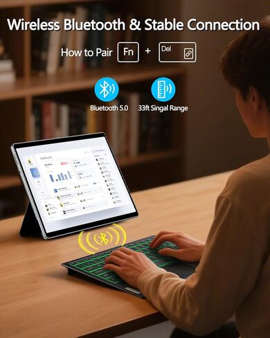 ORDA Surface Keyboard for Surface Pro 7+,Pro 7,Pro 6,Pro 5,Pro 4,Pro 3 in Saudi Arabia