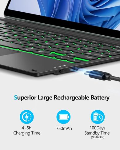ORDA Surface Keyboard for Surface Pro 7+,Pro 7,Pro 6,Pro 5,Pro 4,Pro 3 in Saudi Arabia