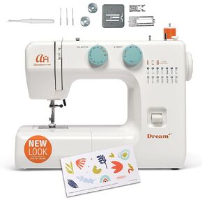 Sewing Machine for Beginners, The Dream by American Home, 15 Built-in Stitches, Great for Refashioning Clothes, AH700 in Saudi Arabia