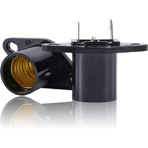 lustaled ميكروويف ضوء المقبس، ماكس 75w 250v e17 الميكروويف ضوء لمبة المقبس استبدال حامل المصباح، e17 الميكروويف لمبة المقبس لمصباح فرن الميكروويف العالمي - 2pack in Kuwait