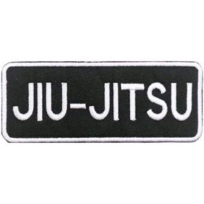 Brazilian Jiu-Jitsu Martial Art Self Defence Grappling Sport Fight 4.1" Embroidered Iron On Patch for Clothing