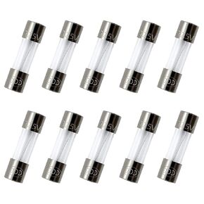 ZUPAYIPA Pack of 10 pcs F7AL Fast-Blow Fuse 7amp F7A 125Volt Glass Fuses 0.2 x 0.79 Inch / 5 x 20 mm (125V 7A)
