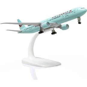 QIYUMOKE Boeing 777 AA Airlines 1/300 Diecast نموذج طائرة معدني مع حامل سبيكة عرض طائرة قابلة للتجميع هدية لعشاق الطيران