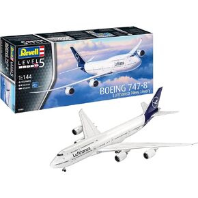 Revell 03891, Boeing 747-8 Lufthansa New Livery, 1:144 Plastic Scale Model