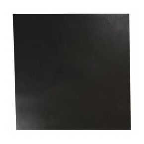 Rubber Roll, Butyl, Rubber Width 12 in, Rubber Length 12 in, Rubber Thickness 1/16 in, Black, 60A