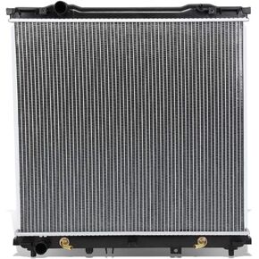 DNA Motoring OEM-RA-2585 Factory Style Aluminum Cooling Radiator Compatible with 03-06 Sorento 3.5L AT, 25-3/16" w x 22-11/16" H x 1" D, 1-3/8" Inlet / 1-3/8" Outlet
