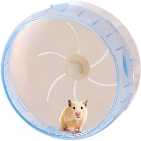 عجلة تمرين الهامستر الصامتة للغاية من سيرفارني - ملحقات ألعاب أقفاص الهامستر مقاس 8.6 بوصة للركض الدوار تمامًا للحيوانات الأليفة الصغيرة والجربوع والقنفذ السوري والفئران (وردي) in Kuwait