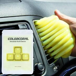 COLORCORAL Dust Cleaner Keyboard Cleaning Gel Universal Cleaning Gadget Slime for Car Cleaning and Computer Dusting (1Pack)