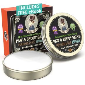 مرهم مستر بن الأصلي بالكامل للقدمين والأنف للكلاب والقطط. يلطف ويرطب ويشفي الأقدام المتشققة والأنوف الخشنة الجافة والمرفقين والجلد وأكثر من ذلك. (2 أوقية القصدير) in Kuwait