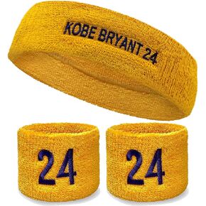 COUVER Basketball Star Sweatband with Players Number (1 Piece)