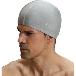 Swim Cap Nylon High Elasticity Swimming Hat for Men and Women Shorts Hair Comfprtable Breathable