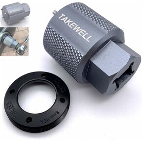 TAKEWELL Dub غطاء ذراع كرنك + أداة غطاء ذراع كرنك تركيب Dub لـ SRAM DUB/BB30، أداة سحب مفتاح ربط لـ SRAM Dub غطاء مسمار كرنك ذاتي الاستخراج يمين [غطاء واحد + أداة واحدة، كلاهما من سبائك الألومنيوم] in Kuwait