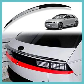 BestEvMod for Ioniq5 Rear Spoiler Trunk Spoiler Wing Compatible with 2022 2023 Hyundai Ioniq 5 Exterior Accessories (Matt Black)