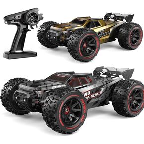 TesPower MJX Hyper Go 14210 Brushless RC Cars for Adults,1/14 High-Speed 55KMH Fast RC Truck, 4wd Offroad Electric Powered Remote Control Cars Gift for Boys with 2 Shells