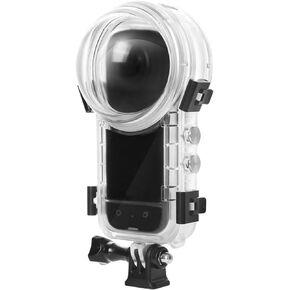 Invisible Dive Case Compatible for Insta360 X4 Dive Housing Case 50m 164ft Waterproof Case Cover Underwater Protective Shell with Bracket Accessories for Insta360 X4 Action Camera