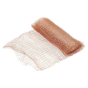 DMiotech 1 Pack Copper Mesh Fill Fabric Mesh, 5ft Length for Plug Building Holes