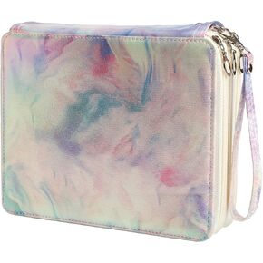 Lbxgap 72 Slots Pencil Bag Organizer with Zipper for Prismacolor Watercolor Pencils, Crayola Colored Pencils, Marco Pencils