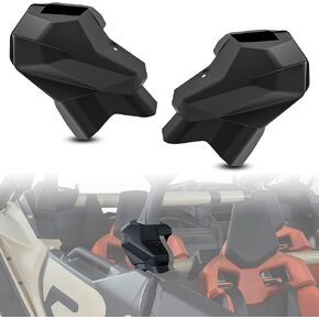 SAUTVS Central Cage Trim Cover for Can-Am Maverick X3 MAX, Plastic Central Cage Protection Shield Guard Plate for Can Am Maverick X3 MAX 2017-2021 Accessories (2PCS, Replace #705015490, 705015489)