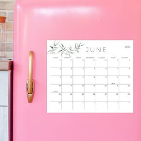 Magnetic Calendar for Refrigerator-13 Monthly Fridge Calendar June 2024-June 2025 | Stay Organized with Calendar for Refrigerator 10x12"