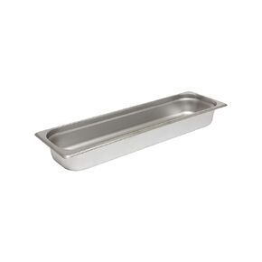 Thunder Group STPA3122L Steam Table Pan, 1/2 Size Long, 2-1/2" deep, Anti-jam, 24 Gauge, 18/8 Stainless Steel, NSF (Made in China), Pack of 12