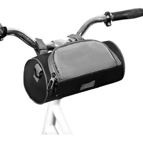 YERGOFE Bike Handlebar Bike Bag - Black - Bicycle Accessories for Adult Bikes， Waterproof，Compatible Phone